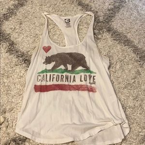 California Billabong tank top flowy white